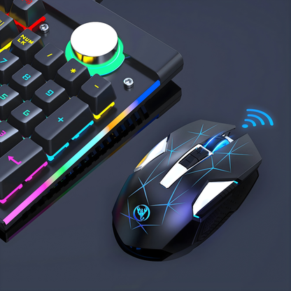 Combo Gamer 60% Wireless: Teclado RGB + Mouse Pro
