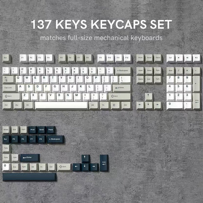 168 Keys Double Shot PBT Keycap Custom WOB Keycap Cherry Profile Keyboard Keycaps for Cherry Gateron MX Switches Gaming Keyboard