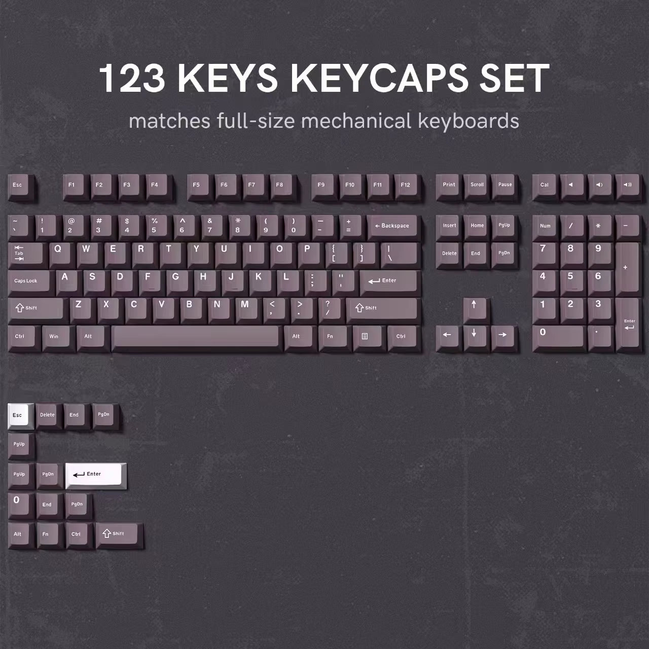168 Keys Double Shot PBT Keycap Custom WOB Keycap Cherry Profile Keyboard Keycaps for Cherry Gateron MX Switches Gaming Keyboard