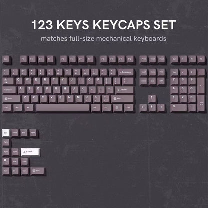 168 Keys Double Shot PBT Keycap Custom WOB Keycap Cherry Profile Keyboard Keycaps for Cherry Gateron MX Switches Gaming Keyboard